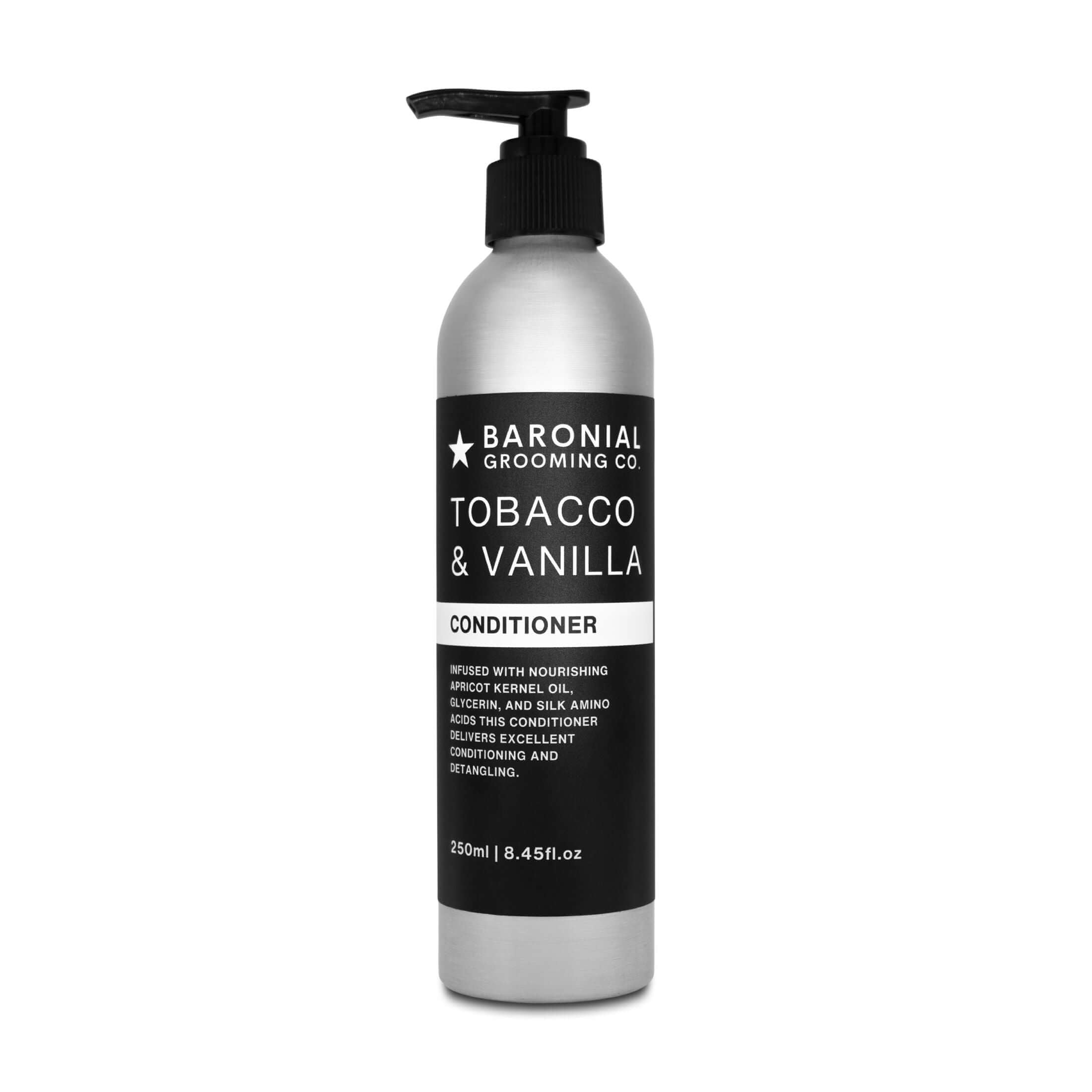 Paraben-free Bourbon & Wood Hair Conditioner – hydrates, detangles, and leaves hair smooth with a masculine scent.